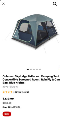 Skylodge tent