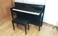 YAMAHA CLAVINOA  CLP-S308 PROFESSIONAL UPRIGHT EBONY PIANO