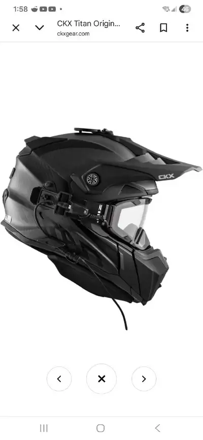 Looking for an xl ckx titan or similar helmet, whatever you have let me know.