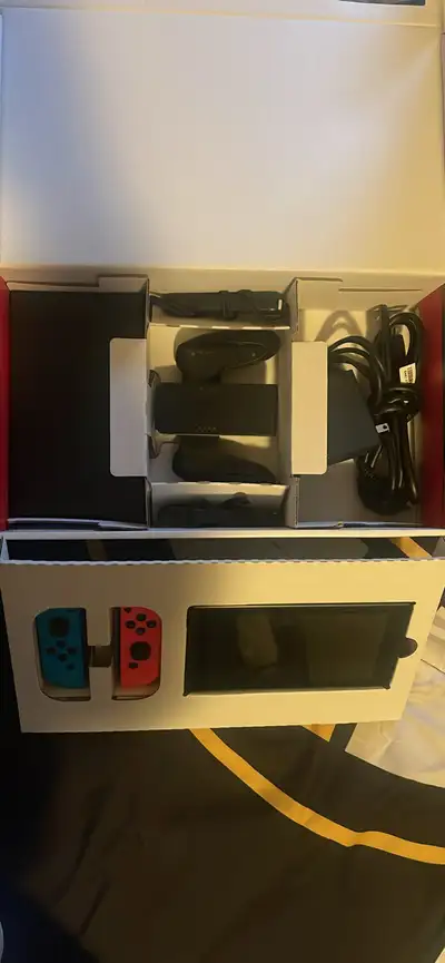 Nintendo Switch V2 with game (OBO), View more