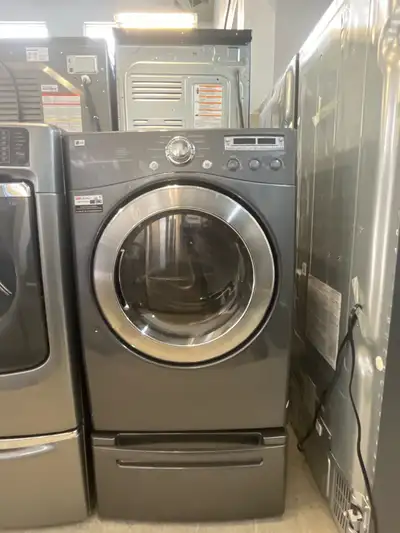 LG 27” Front Load Dryer with Pedestal, View more