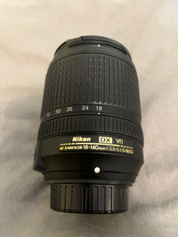 Nikon AF-S Nikkor 18-140mm DX VR f/3.5-5.6 G ED lens