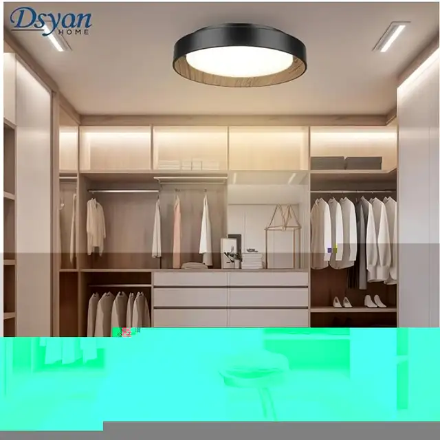 Dsyan HOME Wood style ceiling mount Fixture 13" Round NEW $55 in Indoor Lighting & Fans in Brantford - Image 7