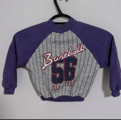 Retro Toddler Baseball Sweater , View more