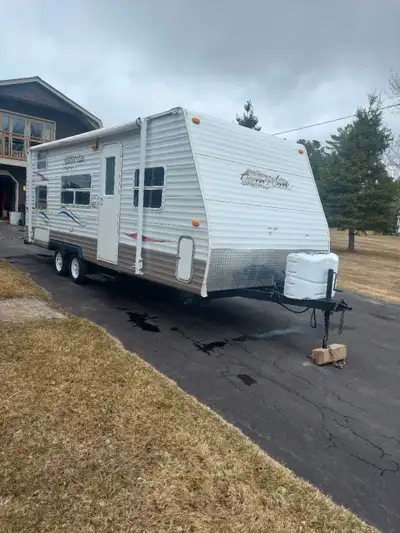 I'm selling a GulfStream 24 ft. travel trailer. This well-maintained trailer is ready for your next...