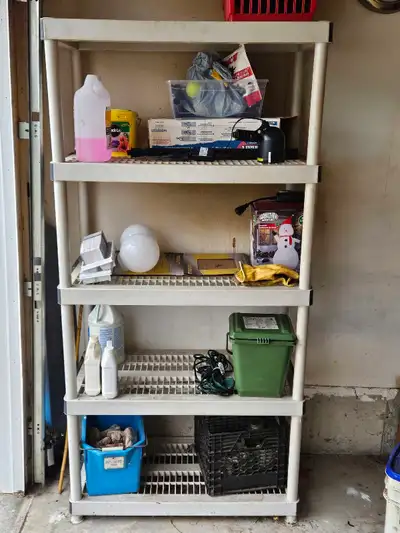 Plastic storage shelf, View more