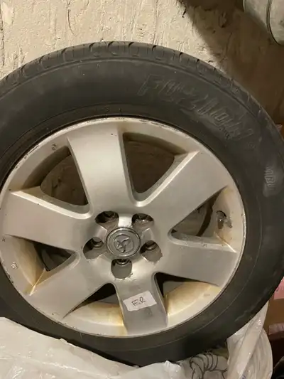 Title: Set of 4 Used 205/60R15 Tires on Rims - Great Tread, Fits Many Sedans/SUVs - $500 OBO Price:...
