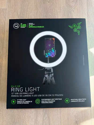 Razer Ring Light 12" USB LED Ring Light, View more