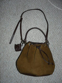 Zara Suede Purse / Tote - $30,  used suede purse