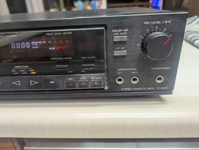 Sony TC-RX55 (ES) Cassette Deck in Stereo Systems & Home Theatre in Strathcona County - Image 4