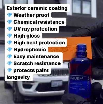 Service: ceramic coating ( car protection ) Protect your investment wether it’s Automotive , aircraf...