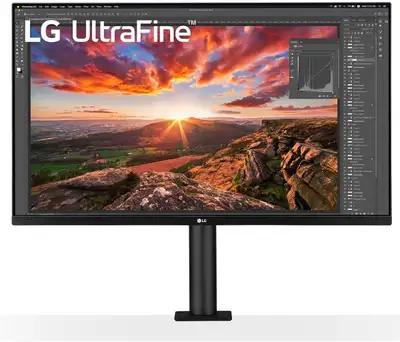LG 32UN880-B 31.5" Ultrafine Ergo UHD 4K IPS Display with HDR 10, View more