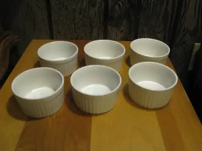 6 ramequins 4"x2" pour 20$, View more