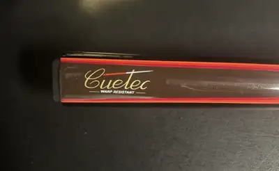 Very nice, quality, Cuetec Elite 11 FWF pool/snooker cue. Two piece, maple core with gloss back fibr...