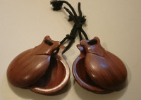 Vintage Wooden Semi professional Jale Flamenco Spanish Castanets