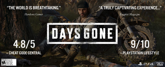 NEW Days Gone PS4 PlayStation 4 Action-Adventure Zombie Game in Sony Playstation 4 in Ottawa - Image 2