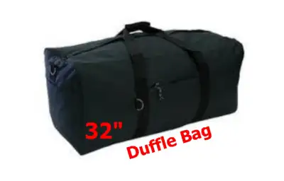 Brand New Zipper Duffle Bag Large Plain Simple Size 32 Inches, View more