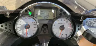 Very Low KM and Rear , just 4,463 km. Hardly ridden. comes with Youshimura RS55 exhaust, also stock...
