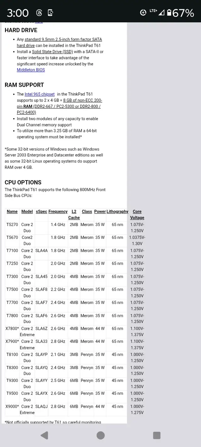 lenovo thinkpad T61 in Laptops in Ottawa - Image 9