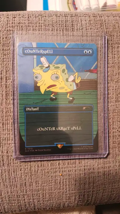 Magic the gathering spongebob counterspell, View more