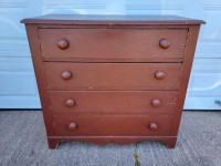 Solid Wood Vintage Dresser (for project)