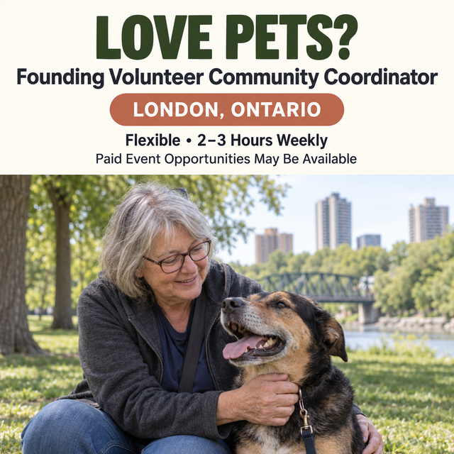 Founding Volunteer Pet Community Coordinator – London