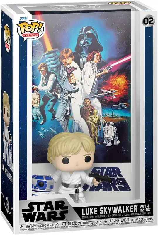 Funko Pop Movie Posters Star Wars Luke Skywalker with R2-D2 in Toys & Games in Oshawa / Durham Region - Image 2