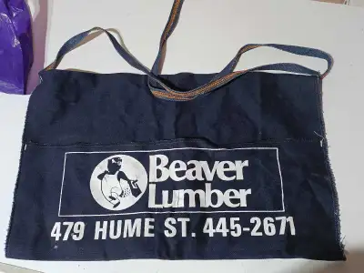 vintage Beaver Lumber Nail Apron, View more