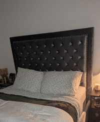 Queen size platform bed