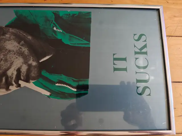 Vintage 20.5x8 inch Full Metal Jacket mirror wall art in Arts & Collectibles in City of Toronto - Image 6