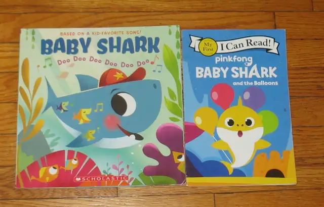 Baby Shark books(5) and Baby Shark singing puppet in Children & Young Adult in Norfolk County - Image 6