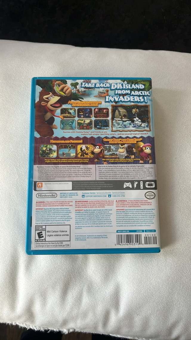 Wii U - DONKEY KONG COUNTRY TROPICAL FREEZE in Nintendo Wii U in Ottawa - Image 2