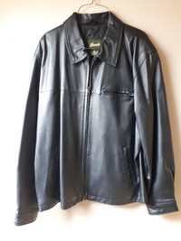 Men's L/G Black Leather Jacket PENMANS (Like NEW)