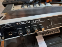 Fully tested: Rackmount Tascam US-2000 USB 2.0 Audio Interface!