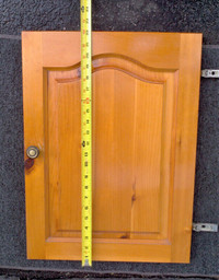 One Solid Wood Cabinet Door