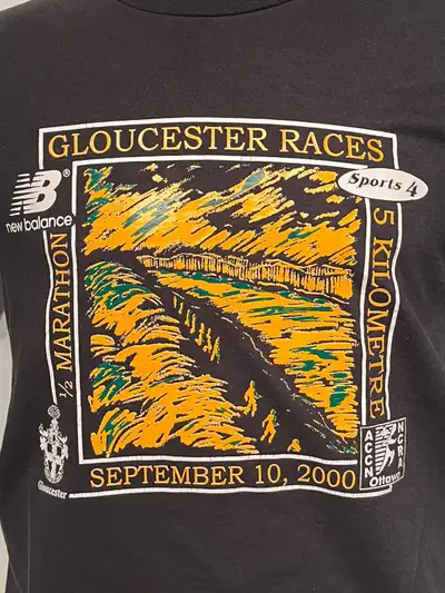 Vintage Y2K 2000 Gloucester Race Marathon T Shirt Ottawa Canada, View more