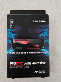 Samsung 990 Pro ssd w/ Heatsink