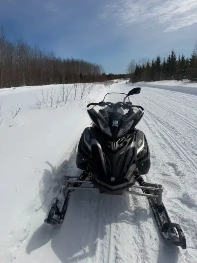 35000 km exhaust donuts done this winter.. new carbides done 1000 kms ago ..raised seat for rider co...