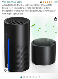 Afloia air purifier and humidifier.