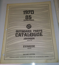 1970 OMC 85 HP OUTBOARD Catalog Catalogue PARTS
