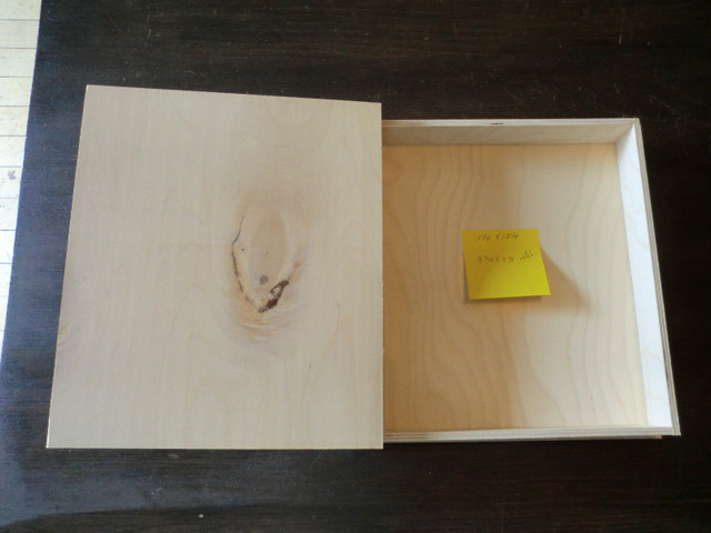 Pièces de bois à peindre : deux boîtes avec couvercle dans Loisirs et artisanat  à Shawinigan - Image 2