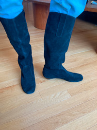 Vintage Stilmoda Slouch Suede Boots Made in Italy Size 39 Rare