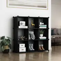 9 Cubes Storage Organizer, Cube Bookshelf Stackable Storage Shel