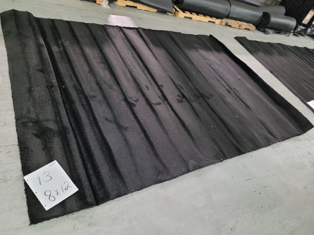 Black 8x12 trade show carpets Cut pieces No finished edge. Come! in Other Business & Industrial in Mississauga / Peel Region - Image 2