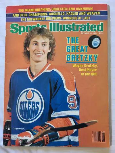 Wayne Gretzky 1st Sports Illustrated Cover (Oct 1981) - Rare, View more