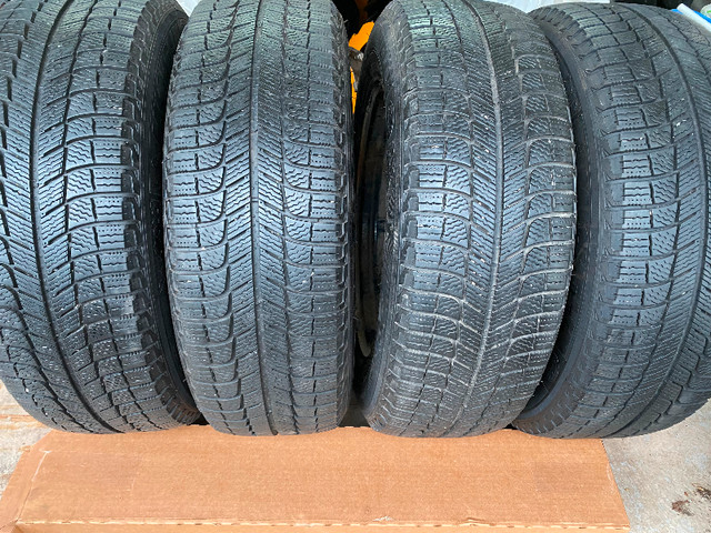 4 Michelin X-Ice Xi3 215/60R16 Winter Tires on rims USED in Tires & Rims in Oakville / Halton Region