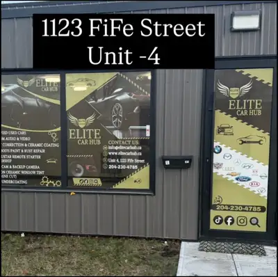 FULL-SERVICE SHOP | 4.9⭐ GOOGLE RATED ELITECARHUB – Used Car Dealership + MORE 1123 Fife Street, Uni...