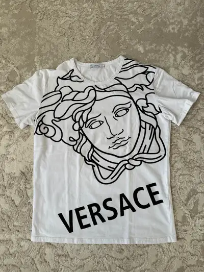 Versace Collection Men's Enlarged Medusa Head T-Shirt. Size L, View more