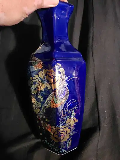 Peacock Pattern Decorative Vase, View more