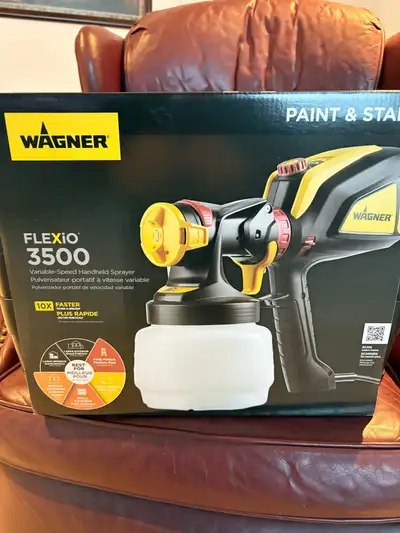 Wagner Flexio 3500 paint sprayer, View more